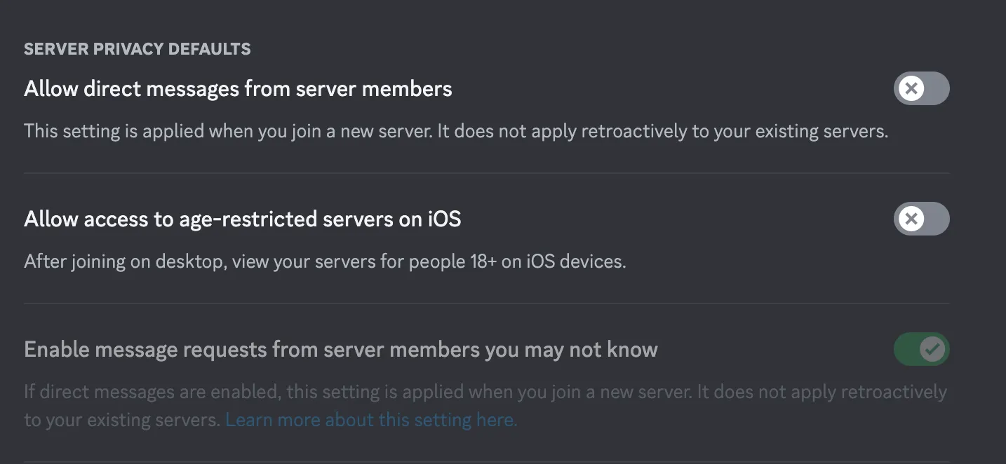 Discord Privacy